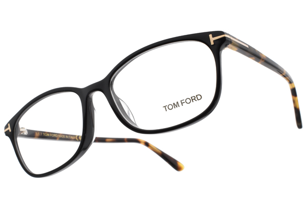 Tom Ford 眼鏡TOM5447D 001（玳瑁）貓眼眼鏡眼鏡品牌- 鏡在眼前-O2O配
